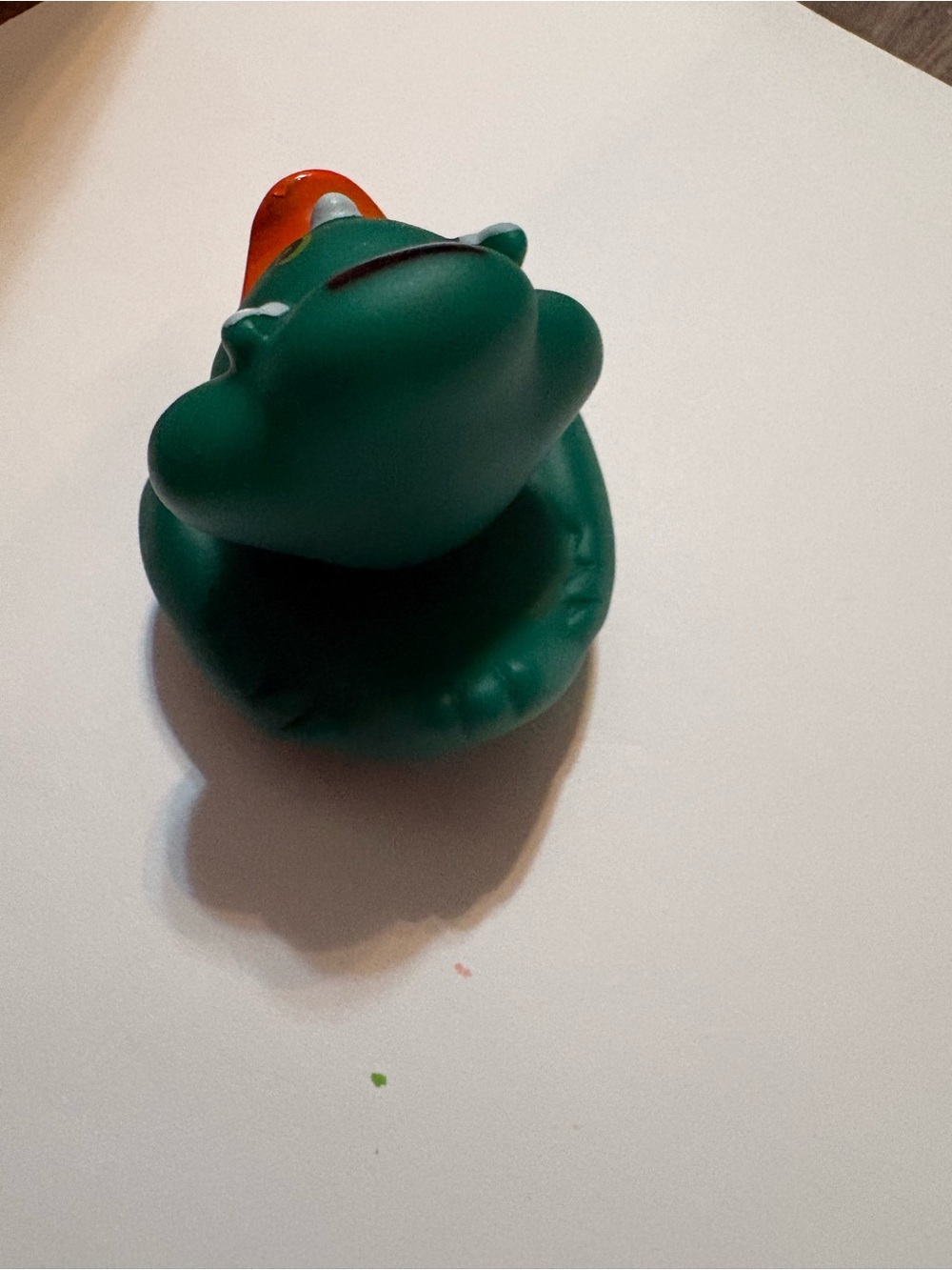 & Other Stories Green Frog Reptile Toy with Orange Accent